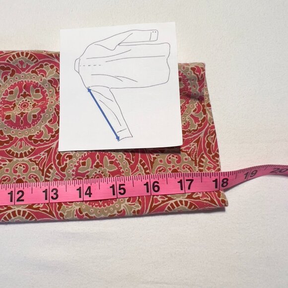 Talbots V-Neck Top with Twist Front - Size L Cotton blend Fall transition piece - Picture 8 of 8